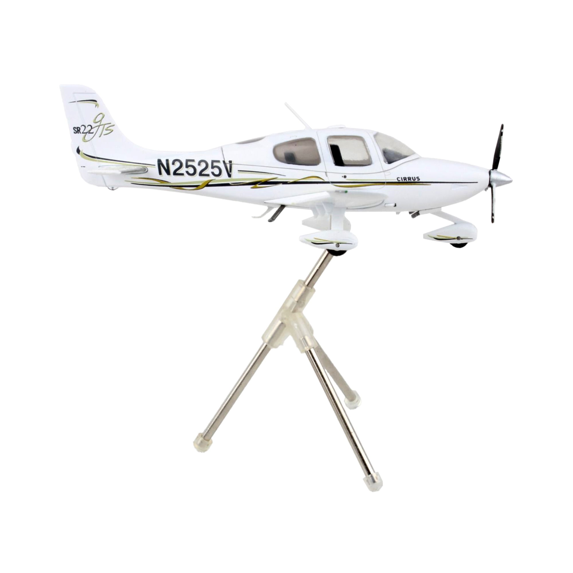 【メール便不可】 SR22 Cirrus Scale 1-72 GGCIR013 Jets Gemini Composite Airplane Model Diecast Series Aviation General White No.N2525V  Reg Aircraft 航空機・ヘリコプター