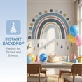thumbnail image 5 of Unique Bargains 4 Sets Peel and Stick Wall Stickers Rainbow Dots Drops 23.6" x 15.7", 5 of 7