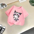 thumbnail image 3 of Marca Kulomi, camiseta de algodón de verano para niños, linda camiseta de dibujos animados de Sanrio para niño y niña, ropa informal de moda para niña bebé, 3 of 5