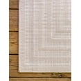 thumbnail image 6 of Sabrina Soto Indoor/Outdoor Geometric Modern Runner Rug, Beige/White, 96" x 24", 6 of 7