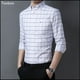thumbnail image 4 of Camisa Oxford 100 % algodón de alta calidad de Taoboo, camisa informal de manga larga de color sólido para hombre, estilo empresarial, ropa ajustada para hombre, 4 of 4