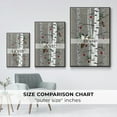thumbnail image 4 of Birch Birds II - Framed Gallery Wrapped Holiday Canvas - 25 x 37 - Black Frame, 4 of 8