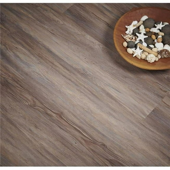 9 x 47.9 in. Flexxfloor Stelvio Vinyl Plank Flooring, Brown