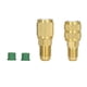 thumbnail image 2 of R410 Adaptador Giratorio Recto, Adaptador de Refrigerante R22 Preciso Cobre de Servicio Pesado R22 1/4 Macho A 1/4 Hurbra para Reparacia de Aire Acondicionado, 2 of 7