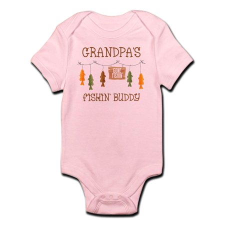 

CafePress - Gone Fishing Line Grandpa Infant Bodysuit - Baby Light Bodysuit