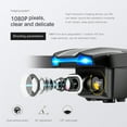 thumbnail image 4 of Pisexur Electrónica para Hombres Mini Drone con Cámara FPV HD 1080P Juguetes de Control Remoto Regalos para Niños Niñas con Retención de Altitud Modo Sin Cabeza Ajuste de Velocidad de Arranque Electr, 4 of 9