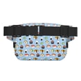 thumbnail image 3 of Fotbe Kawaii Sushi (2) Cangurera Cuadrada con Estampado de Doble Capa, Bolsa de Cintura Ajustable Mini para Hombres y Mujeres, 3 of 9