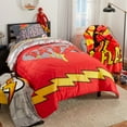 thumbnail image 4 of The Flash Kids Plush Blanket, Twin/Full Size, 62"x90", Red, DC Comics, 4 of 5