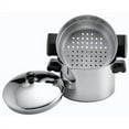 thumbnail image 3 of Farberware Classic Series 3 Quart Stainless Steel Stack, Aluminum Base, Lifetime Silver 'N' Steam Sauce Pot and Steamer Set, 3 of 3