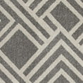 thumbnail image 3 of 3'x5' Grey Machine Woven UV Treated Geometric Indoor Outdoor Area Rug, 3 of 3