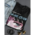 thumbnail image 3 of Game Over Error Life Banner Shaped T-Shirt Women -Smartprints Designs, Female Large, 3 of 4
