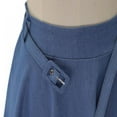 thumbnail image 3 of Falda vaquera de cintura alta con forma de A y cinturón para mujer: vestido informal, elegante y de color liso., 3 of 7