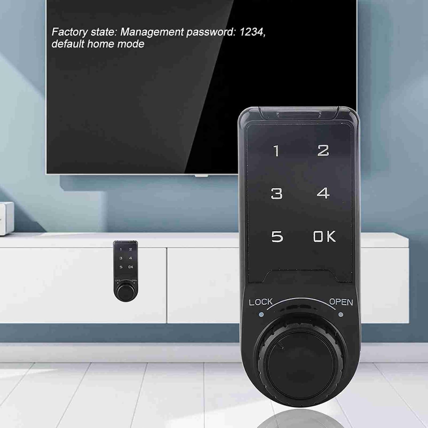 ABPETE Code Security Lock Touch Digital Keypad Electronic Deadbolt Lock Password Key Access Security Cabinet Coded Locker