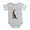 Heather Gray, variant on CafePress - German Shepherd Santa - Cute Infant Baby Football Bodysuit