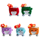 thumbnail image 1 of Lindo Crochet Contenedor Basura Fuego Apoyo Emocional Regalos Divertidos () Rojo, 1 of 9