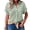 13# Mint Green, variant on Womens Cotton Linen Gauze Shirts Loose Fit Button Down Blouses Casual Summer Textured Collared Crinkle Seersucker Tops Light Blue XL