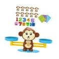 thumbnail image 1 of Juego de equilibrio de monos, juguetes educativos preescolares, equilibrio aritmético, divertido juguete para niños de 3 a 5 años, niño y niña., 1 of 8