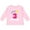 AD-Pink, variant on Inktastic 3rd Birthday 3 Year Old Girls Rainbow Star Girls Long Sleeve Toddler T-Shirt