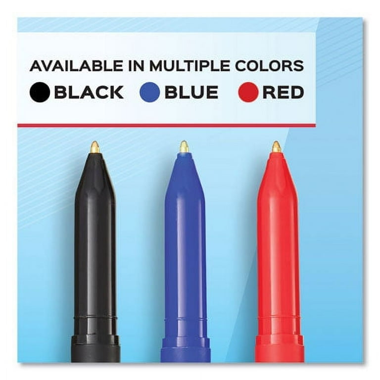 Write Bros. Ballpoint Pen, Stick, Bold 1.2 mm, Blue Ink, Blue Barrel, Dozen Write Bros. Ballpoint Pen, Stick, Bold 1.2 mm, Blue Ink, Blue Barrel, Dozen
