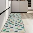 thumbnail image 4 of Gray Christmas Tree Pattern Kitchen Rug Mat,Kitchen Runner Rugs Non Skid Washable,Decorative Kitchen Floor Mats for Kitchen,Sink,Laundry,17"X47", 4 of 5