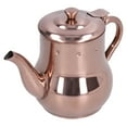 thumbnail image 2 of Cafetera, tetera de acero inoxidable, tetera de rosas, lata de aceite compacta y ligera, 2 of 8
