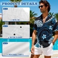 thumbnail image 5 of Yuyamidu Matching Beach Outfits for Couples Hibiscus Floral Puletasi Samoan Women's Tank Dress Summer Polynesian Shirt Aloha Shirt Men Samoan Tribal Print Sundress XL, 5 of 6