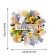 thumbnail image 3 of Corona de girasoles de verano Meuva, 76 cm, seda con follaje verde, 3 of 8