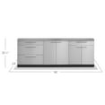 thumbnail image 2 of NewAge Products Outdoor Kitchen 4 Piece Cabinet Set in Stainless Steel with Countertop and Covers, 2 of 11