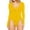 Yellow, variant on Women's Round Neck Zipper Long Sleeve Bodysuit, Hip Lifting and Shaping Slimming Stretchy Tight One-piece Shapewear #F-Yellow-M