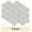 Gray, variant on (5 pack) Mainstays 10 in. x 10 in. White Marble Hexagon Peel and Stick Mosaic Wall Tile (2.72 Sq. Ft. Pack)