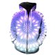 thumbnail image 1 of Sudadera con capucha y cremallera de mandala para hombre, estilo Harajuku, con estampado 3D, de manga larga, informal, estilo hip hop, divertida, con capucha, 1 of 6