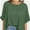 Green, variant on Oversized T Shirts for Women Short Sleeve Loose Fit Crewneck Summer Tops Casual Basic Rolled Sleeves Tee Shirt
