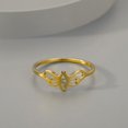 thumbnail image 3 of Cutout Butterfly Honeybee Ring Cute Animal Stainless Steel Ring Commitment Jewelry, 3 of 5