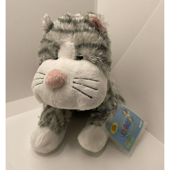 Ganz Webkinz - STERLING  Cheeky Cat Plush (With Sealed Code)(BONUS 1 FUN CHOPS)