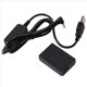 thumbnail image 5 of 2X Adaptador de Cable de Alimentación USB 5V 2A Acke12 -E12 + Acoplador de Cc Lp-E12 -E12 para Cámara Digital M M2 M10 M50, 5 of 5
