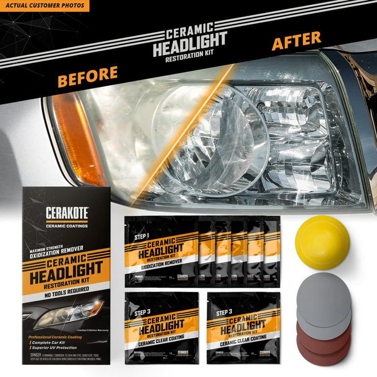 Avail the best headlight polish services - Crystal Shine