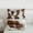 Brown White, variant on Manfei Wild Animal Deer Queen Comforter Set,Rustic Cattle Hide Bedding Sets,Country Farmhouse Lodge Bedding Comforter Set For Teens,Luxury Bedroom Decor Reversible,3-Piece