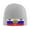 Gray, variant on Retro Russian Flag Winter Beanie Hats for Men Women Warm Cozy Knitted Cuffed Skull Cap Deep Heather