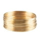 thumbnail image 2 of 50 bucles de alambre de joyería Macarena alambre de acero de memoria DIY para collar pulsera Luz de oro, 2 of 8