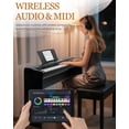 thumbnail image 4 of Piano Digital Ktaxon de 88 Teclas con Acción de Martillo Totalmente Ponderada y Bluetooth MIDI, 4 of 6