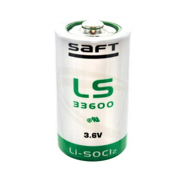 Saft LS33600 3.6 Volt D 17000 mAh Lithium Battery