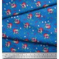 thumbnail image 2 of Soimoi Poly Georgette Fabric Leaves & Floral Artistic Print Sewing Fabric Yard 42 Inch Wide, 2 of 3