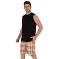 thumbnail image 3 of Inkmeso Printed Elastic Waist Shorts For Men Loungewear W/ Pockets Cotton Resort Shorts, 3 of 7