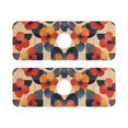 thumbnail image 7 of Yayeee Faucet Mat for Kitchen Sink 14.7" Diatomite Long Splash Guard Pad, Flowers Pattern, 2 Pack, 7 of 7