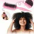 thumbnail image 4 of Curling brush definition, ventilated curling brush definition, easy to comb and shape women's and men's curly hair, suitable for all wet or dry hair types, reducing frizz, 4 of 6
