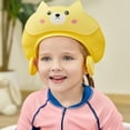thumbnail image 2 of 1Pc Baby Shower Cap Shield for Kids Soft Silicone Adjustable 1-10 Years Old Cartoon Pig Shower Cap for Kids Toddler Shower Cap Shield Makes the Kids Bath More Fun, 2 of 5