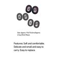 thumbnail image 3 of 2 Pieces Headphone Sponge Cushion Gaming Noise Cancelling Leather Parts Ear Pad Replacement for Plantronics Over-Ear Wireless Black, 3 of 8