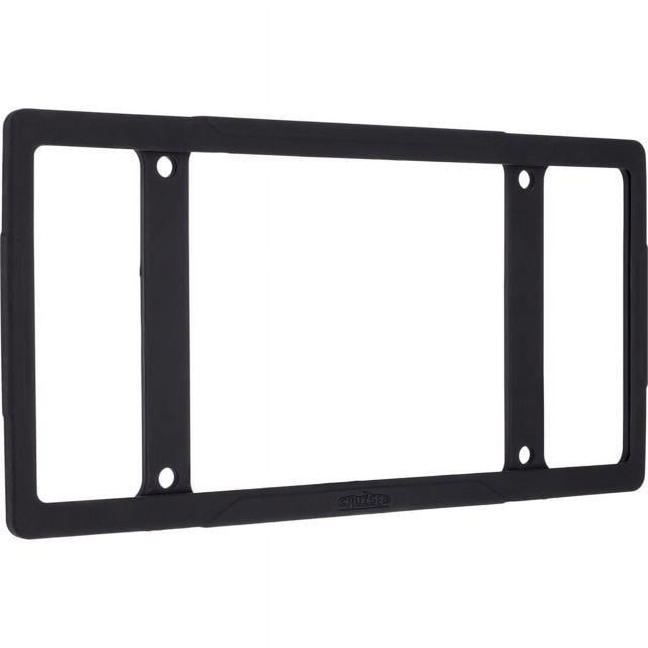 Cruiser Accessories Silicone License Plate Frame, Black 34150