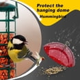 thumbnail image 4 of BirdFeeder Dome Funda de alimentación Estación de alimentación Protector Shield con percha resistente a la intemperie Sombra de nieve Patios Patios Fauna silvestre Casa roja sidaley PT000745-02B, 4 of 6