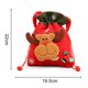 thumbnail image 5 of Bolsa de dulces de Navidad bolsa de regalo de Navidad de franela para decoración de fiesta de vacaciones en el hogar (alce) JShteea Libre de BPA, 5 of 8
